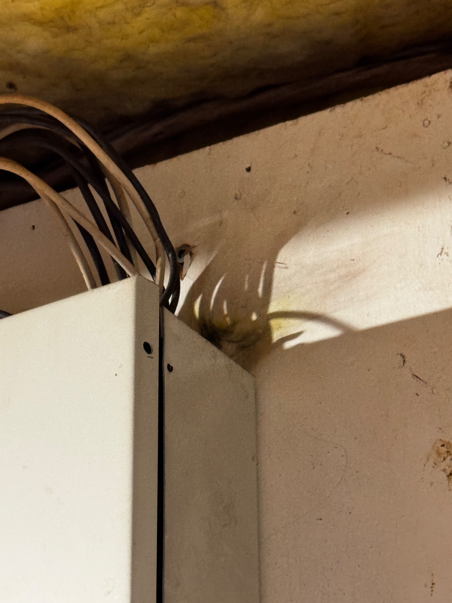 Phone and alarm equipment damaged by lightning inside a house