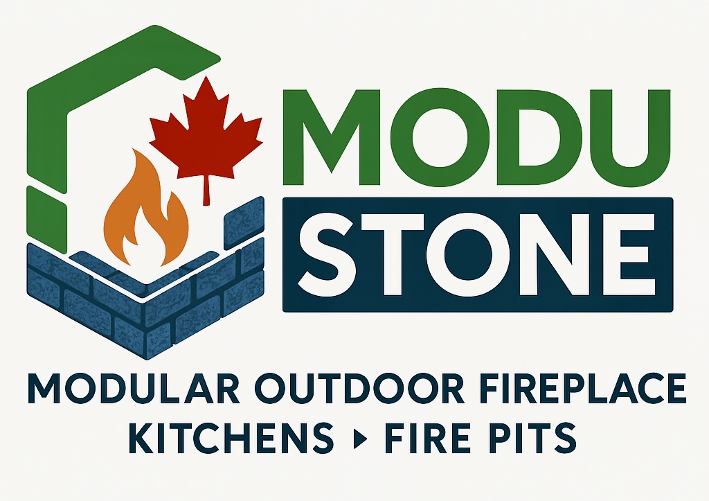 ModuStone outdoor fire pits, fireplaces and kitchens